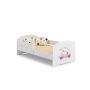 Детская кроватка Luk с матрасом и защитным бортиком, 144 см x 77 см x 56 см, для котят.