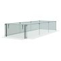 Puutarhan turvaverkko Outsunny 125x373x62,5cm., vihreä