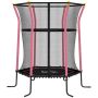 Батут Homcom 163,5x163,5x190см, черно-розовый