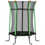 Батут Homcom 163,5x163,5x190см, черно-зеленый