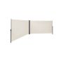 Kaksipuolinen markiisi 180 x 600 cm beige