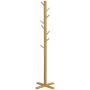 Vaateripustin Homcom 49,5x49,5x178cm, vaaleanruskea