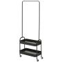 Vaatehenkari Homcom 56,5x31,5x152,5cm, musta