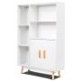 Напольная полка 80x24x119см, белого цвета
