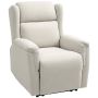 Nojatuoli jalkarahilla Homcom 80x94x101cm, beige
