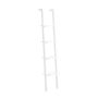 Kylpyhuoneen hylly 33x32x181cm., valkoinen