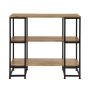 Консольный стол 110x35x96см., коричневого/черного цвета