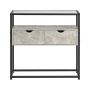 Lipasto 81x35x78cm., harmaa/musta väri