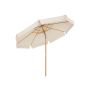 Kahdeksankulmainen sateenvarjo 270 cm, beige