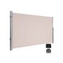 Sivumarkiisi 1,8 x 3,5 m sisäänvedettävä, beige