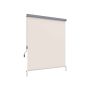 Pystysuora markiisi 250 x 180 cm, sisäänvedettävä, beige