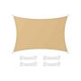 Aurinkopurje 2 x 3 m suorakaiteen muotoinen, beige