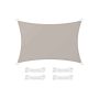 Aurinkopurje 2 x 3 m suorakaiteen muotoinen, taupe-väri
