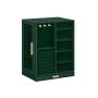 Шкатулка для украшений 16x22,2x28,5см., темно-зеленая