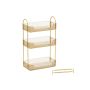 Органайзер для косметики 30,5x16,8x48см., бежевый