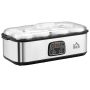 Jogurttikone Homcom 36x18.8x14cm., hopea/musta