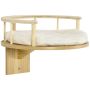Настенный лежак для кошек PawHut 34x34x10,5см, светло-коричневый