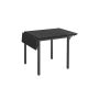 Обеденный стол 78x120x76,2см, черный
