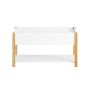 Lasten hylly 85x42x45cm., valkoinen/vaaleanruskea