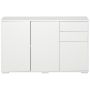 Lipasto Homcom 117x36x74cm, valkoinen