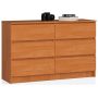 Lipasto NORE K120 6 laatikolla, ruskea