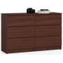 Lipasto NORE K120 6 laatikolla, ruskea