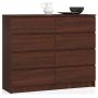 Lipasto NORE K120 8 laatikolla, ruskea