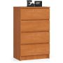 Lipasto NORE K60, 4 laatikkoa, ruskea