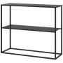Konsoletti Homcom 90x30x75cm, musta väri