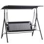 Ulkokeinu Outsunny 172x119x155cm., musta