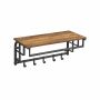 Настенная вешалка для одежды с полкой LCR012B41
