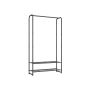 Вешалка для одежды 29x73x158,4см., черная