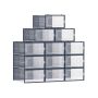 Коробки для обуви 12 шт. 33,5x23,2x14,3см., темно-синие