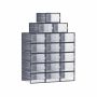 Коробки для обуви 18 штук 33,5x23,2x14,3см., темно-синие