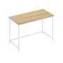 Письменный стол 60x120x76 см., светло-коричневый/белый