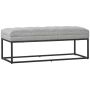 Pehmeä rahi Homcom 120x44x45,5cm, harmaa/musta