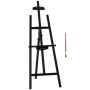 Teline Homcom 51,5x71,5x134,5cm, musta