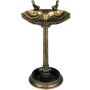 Кормушка для птиц Outsunny 49,5x34x81 см, черно-золотого цвета.