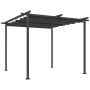 Paviljonki Outsunny 300x300x227cm., tummanharmaa