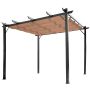 Paviljonki Outsunny 300x400x223cm., musta/ruskea