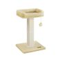 Kissan raapimapuu 45x40x71cm., beige/beige