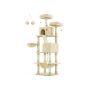Kissan raapimapuu 111x58,5x206cm, beige/kermanvärinen