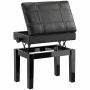 Pianotuoli Homcom 63x35x56cm, musta