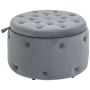 Homcom rahi 60x60x40cm, harmaa