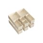12 vaatesäilytyslaatikon setti, beige