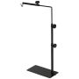 Säädettävä lampputeline terrariumiin PawHut 40x15x88cm, musta