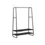 Vaateteline 100x45x160cm, musta