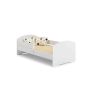 Детская кровать Luk с матрасом и защитным бортиком 164 см x 85 см x 63 см