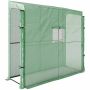 Теплица Outsunny 200x80x200см, зелёного цвета