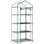 Прозрачная теплица Outsunny 70x50x160 см, зеленого цвета.